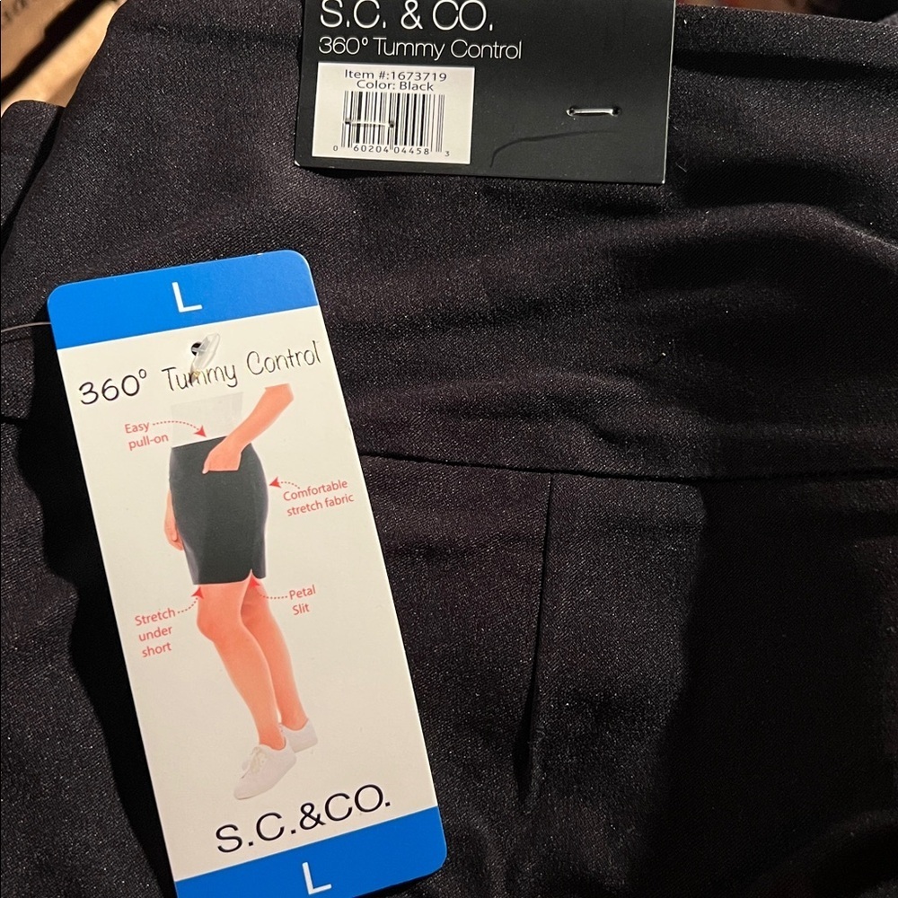 NWT S.C. & CO.‎ Women's Tummy Control Skort Black - Picture 8 of 9